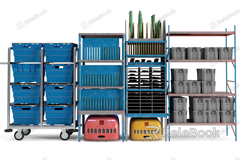 Modern Box Equipment Cargo Rack model