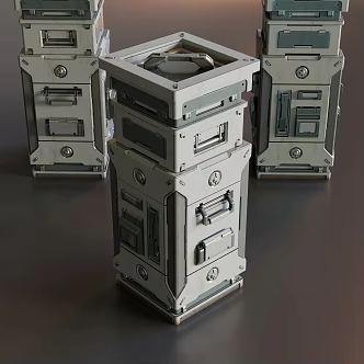 Science Fiction Box 3d model