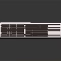 Modern White Wall Mounted Air Conditioner Unit With Grille And Sleek Design