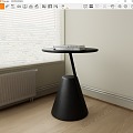 Side table 3d model