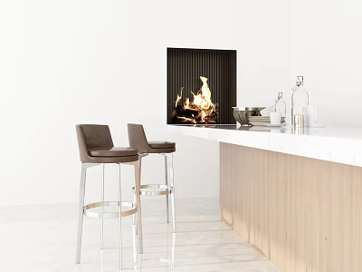 Modern Bar Chair Combination Bar Chair Combination 3d model
