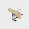 Sturdy Garden Wooden Clamp With Metal Spring For Plant Support