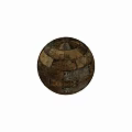 Brick Spherical Component Structure Design With Textured Surface And Layered Patterns