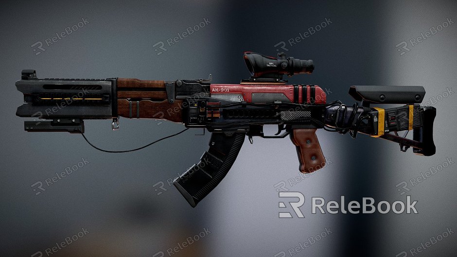 Weapons Sci-Fi Rifle model