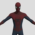 SpiderMan Game And Movie Character In Classic Red And Blue Suit Standing With Arms Outstretched