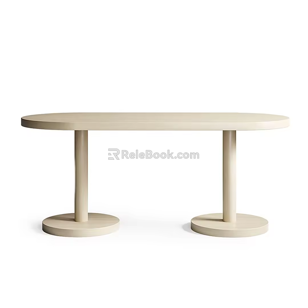 Modern Table Negotiation Table Dessert Milk Tea Shop Table Small Table 3d model