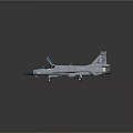 Silver Fighter Jet Model With Open Cockpit And Blue Windshield Detailed Wings And Tail Design