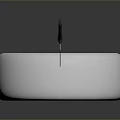 White Round Cheese Wheel with Black Handle Knife and Sliced Piece on Dark Surface