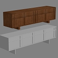 Vintage modern TV cabinet 3d model