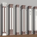 Chinese New Chinese Pillar 3d model