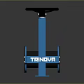 Trinova Blue Lighting Combination With Black Wheel And Flange Design Elements