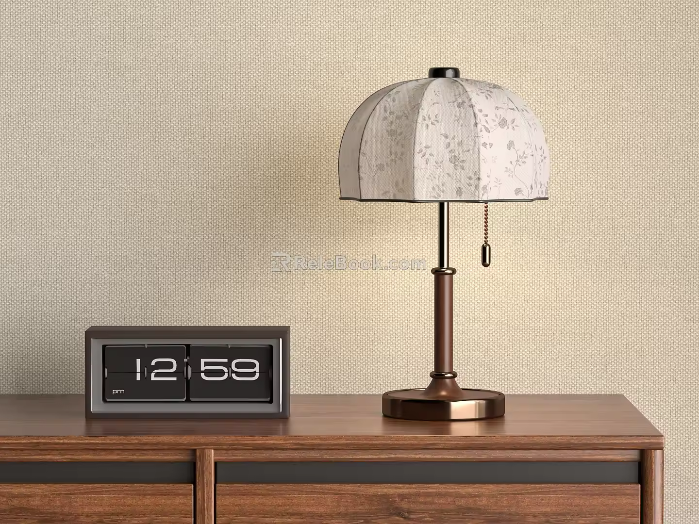 Middle Style Table Lamp 3d model