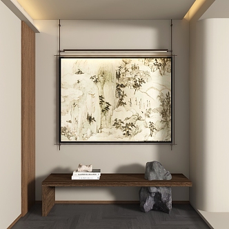 Japanese Decorative Painting 3d model