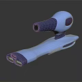 Stylish Blue Hair Dryer With Ergonomic Handle And Modern Design For Daily Use