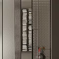 Glass partition combination 3d model