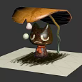 Modern game character cartoon cat animation cat 3d model