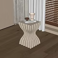 Retro medieval Roman column edge several 3d model