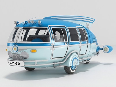 Modern Bus 3d model