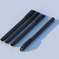 Minimalist Black Pens Set Of Four With Sleek Design And Different Styles