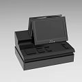 Efficient Business Equipment POS System With Touch Screen Keyboard And Printer