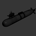 Type 095 nuclear submarine 3d model