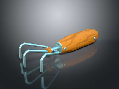 garden rake rake iron rake rake metal rake agricultural rake agricultural tools agricultural equipment agricultural facilities 3d model