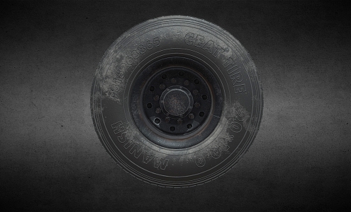 Tire Wheel Tire Car Tire Low Face Number Low Mold Simple Mold Game Sub-era Film and Television Super Realistic High Precision 3d model