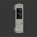 Modern Medical Device With Digital Display Screen Control Buttons And Interface Ports 3d model