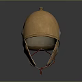 Ancient Bronze Helmet With Decorative Details And Historical Design Elements