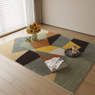 Modern Carpet Decoration 3d model