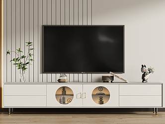 Minotti TV cabinet 3d model