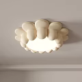 Modern Lamp Combination Simple Ceiling Lamp Flower Type Chandelier Cream Ceiling Lamp Children's Lamp Bedroom Lamp Combination 3d model