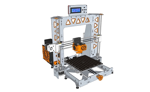 Modern Printers 3d model