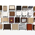 Stylish Bedside Tables In Various Designs Materials And Colors For Bedroom