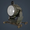 Modern Military Searchlight Modern Military Light Lighting Searchlight Searchlight Outdoor 3d model