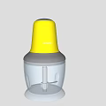 Kenwood Kitchen Appliances With Yellow Top And Transparent Food Chopper Design