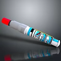 Colorful Cartoon Pattern Marker Pen With Red Cap And White Body For Writing