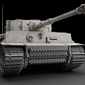 German Tank Tiger Tank 6 Heavy Tank World War II Tank King Tiger Tank 3d model