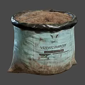Vitalis Vermicompost Natural Organic Compost Durable Fabric Bag For Home Garden Use