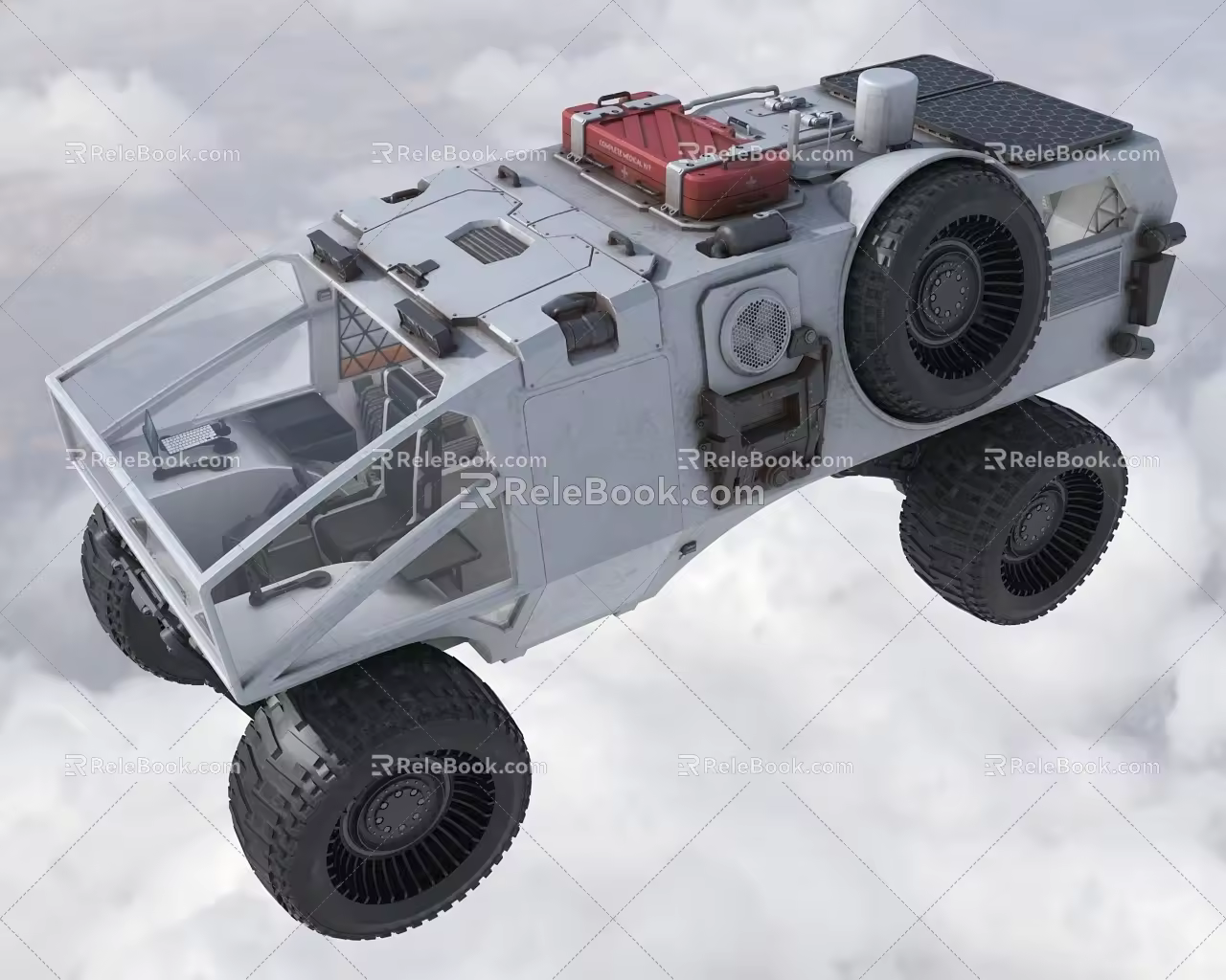Mars Expedition Vehicle 3d model