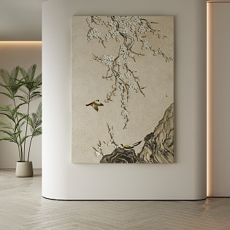 New Chinese Decorative Painting 3d model