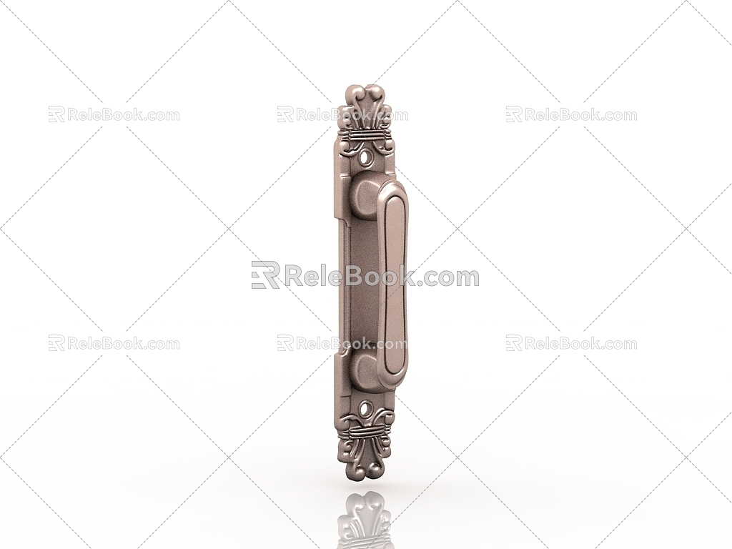 European classical handle 3d model