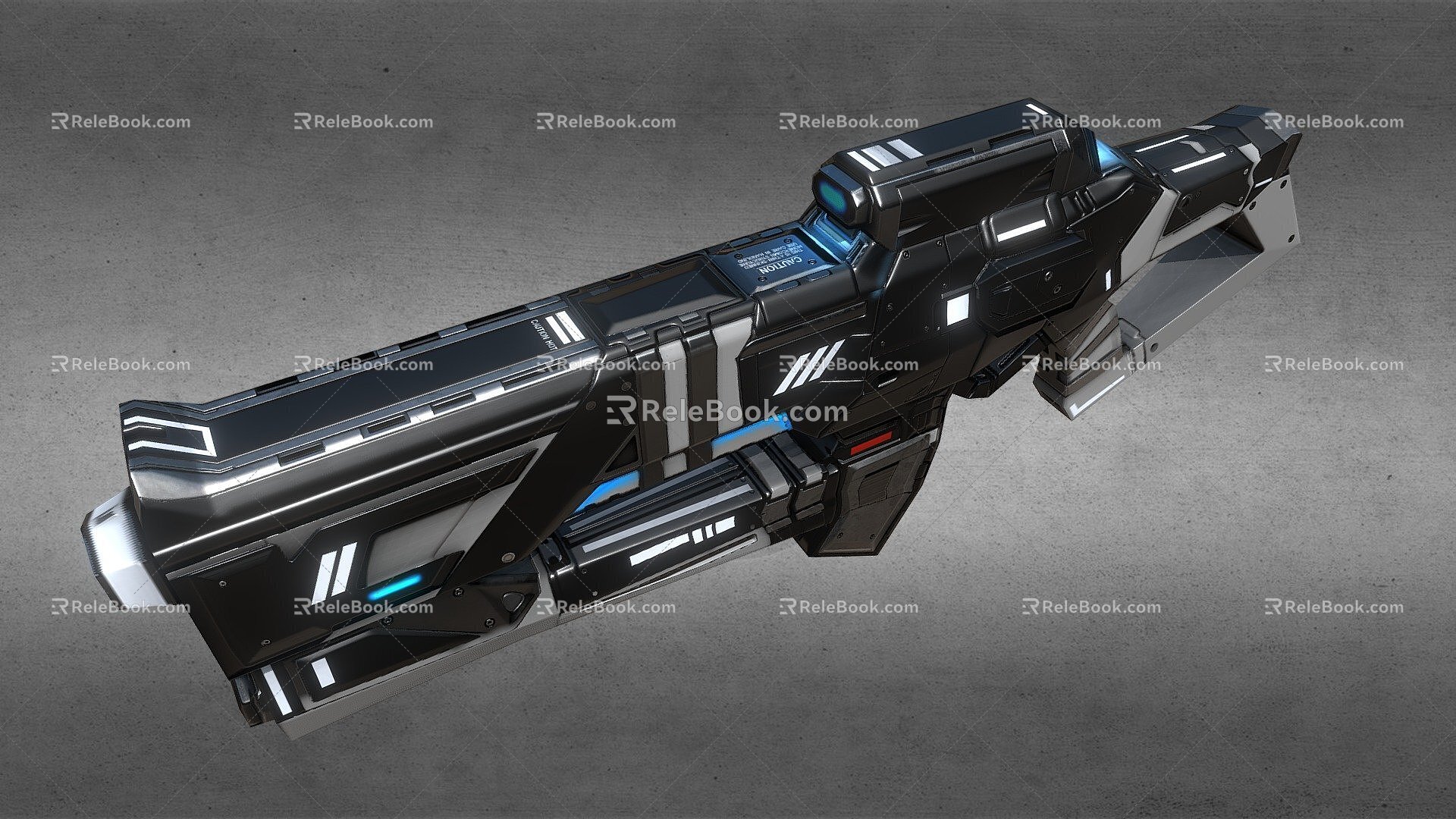 Sci-fi Assault Gun 3d model