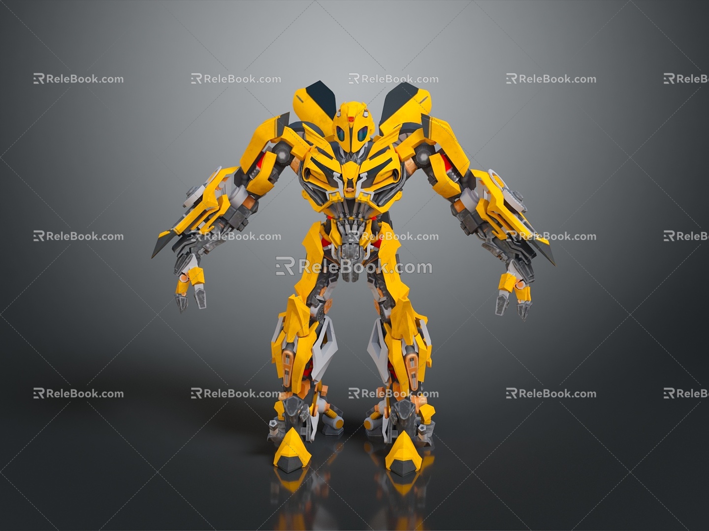 Bumblebee Transformers robot robot sci-fi robot figure 3d model