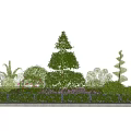 Modern Shrub Plant Heap 3d model