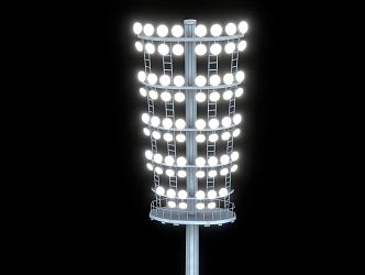 Billboard display brand lamp street lamp 3d model