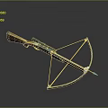 Crossbow Crossbow Crossbow Crossbow Mechanical Crossbow Shift Bow and Arrow Shoot Far Equipment Weapons High-tech Crossbow 3d model