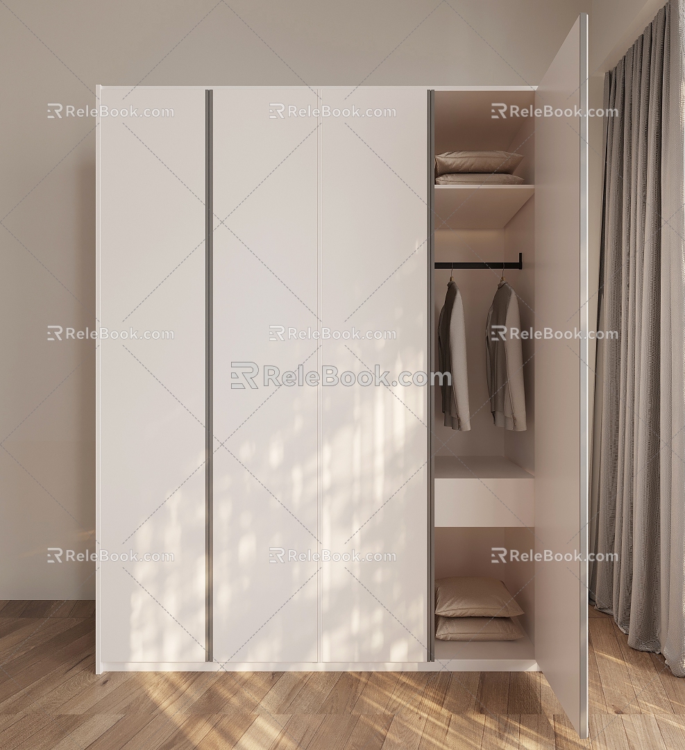 Wardrobe Decorative Cabinet 3d model