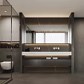 Modern Bathroom Interior With Freestanding Bathtub Towel Large Window Blinds And Glass Shower