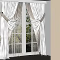Modern home curtains 3d model
